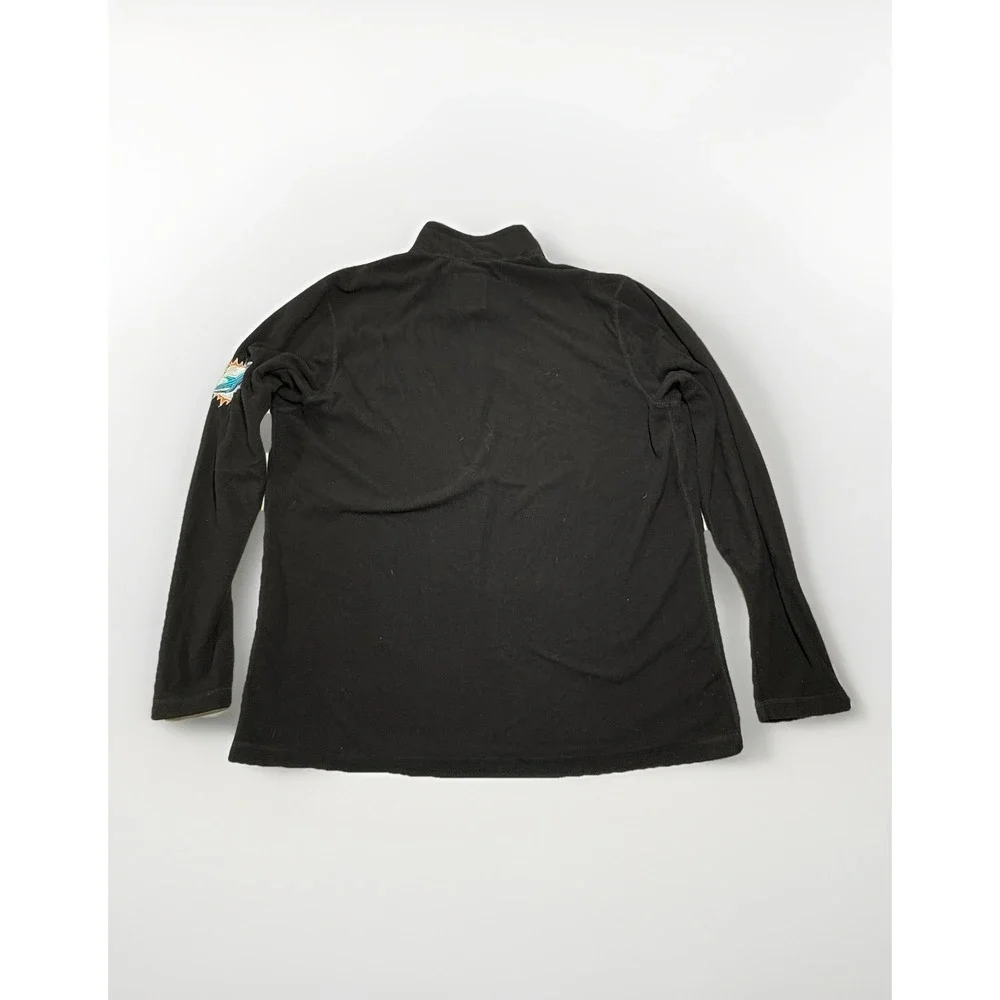 NFL x Darius Rucker Miami Dolphins 1/4 Zip‎ Fleece Pullover Mens Large Black
